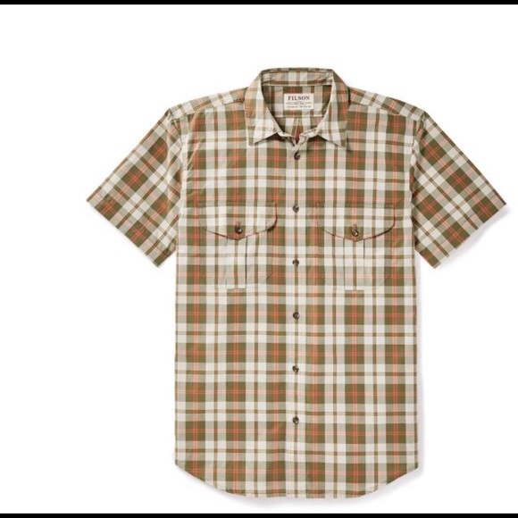NWT • FILSON • short sleeve • feather cloth shirt - Picture 2 of 6